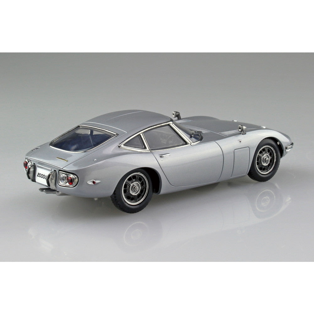 【新品即納】[PTM] 初回生産特典付属 楽プラ スナップキット No.06-SS 1/32 トヨタ 2000GT(サンダーシルバーメタリック) プラモデル(068120) アオシマ(20250118)