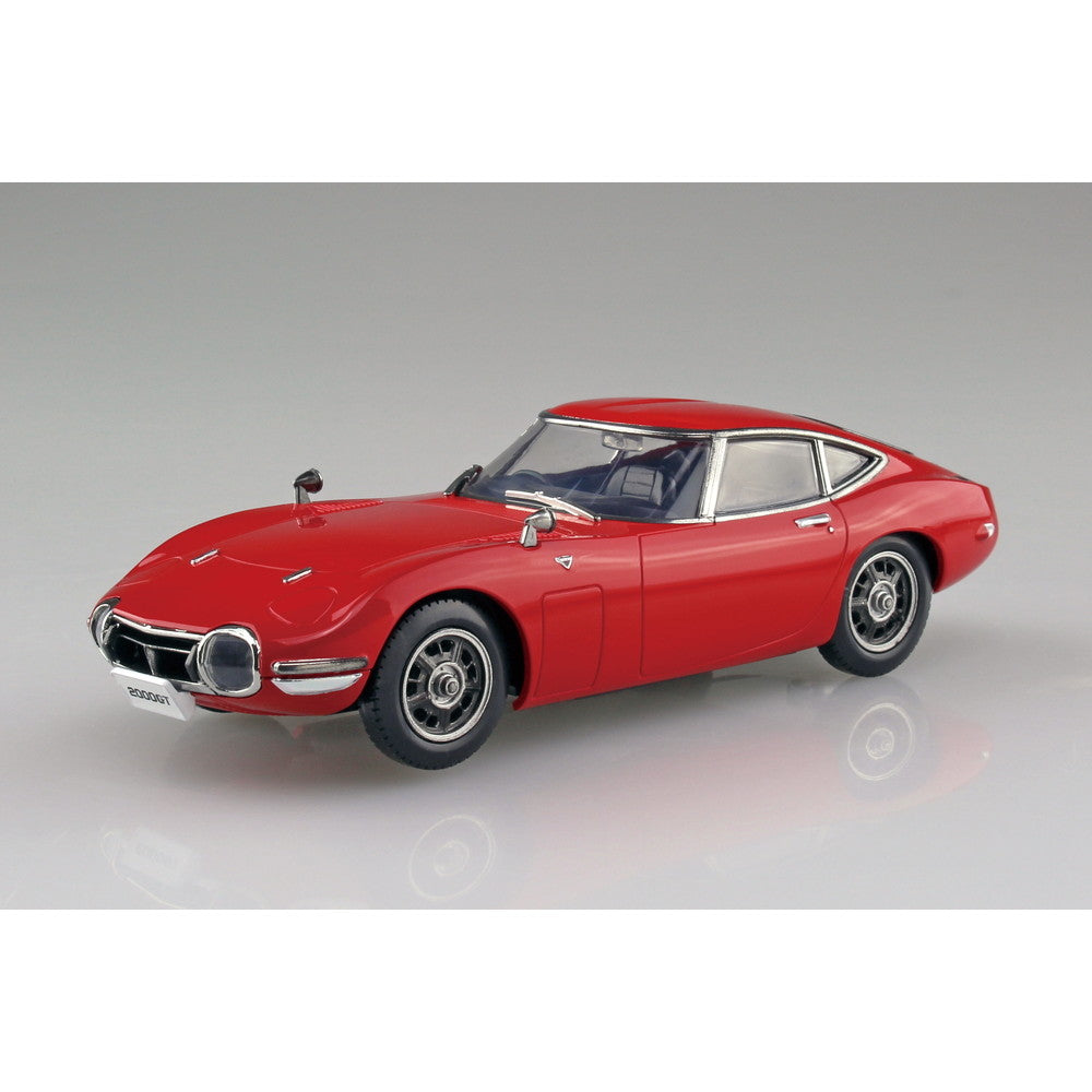 【予約安心出荷】[PTM] 初回生産特典付属 楽プラ スナップキット No.06-SR 1/32 トヨタ 2000GT(ソーラーレッド) プラモデル(068137) アオシマ(2025年1月)