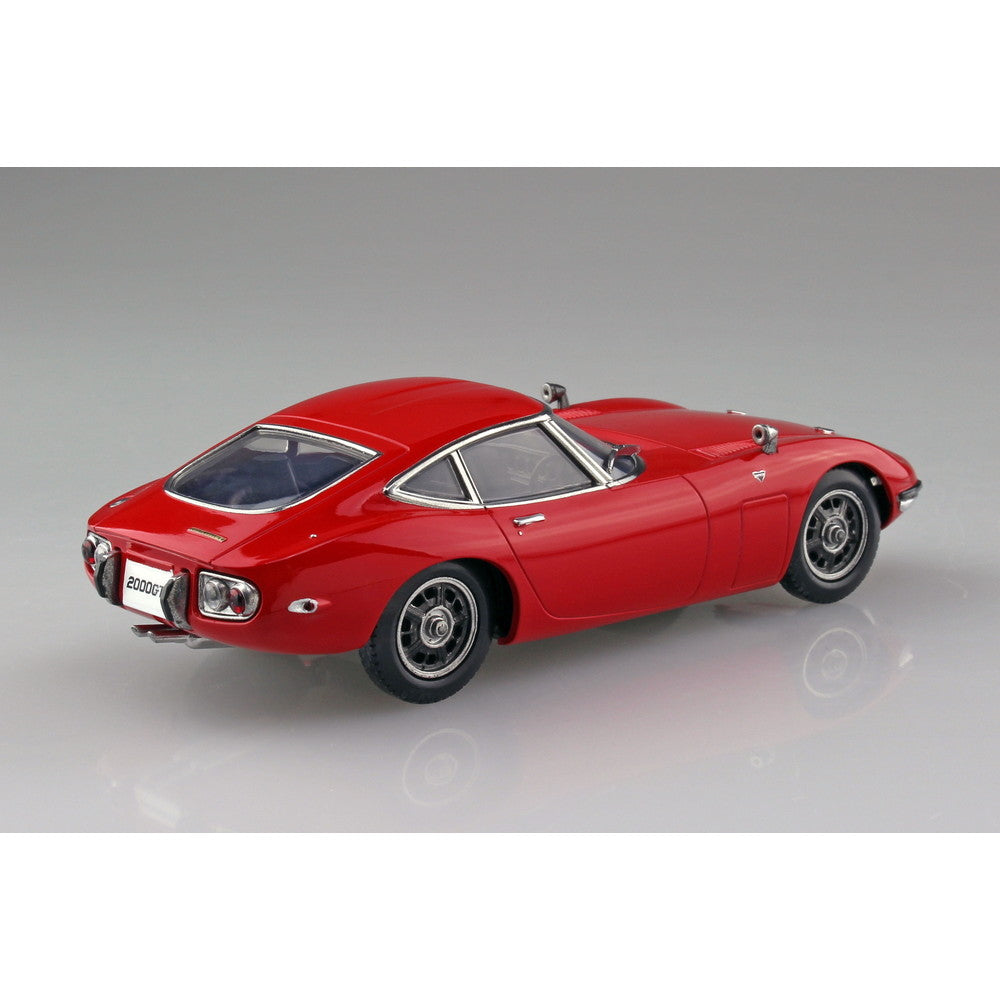 【予約安心出荷】[PTM] 初回生産特典付属 楽プラ スナップキット No.06-SR 1/32 トヨタ 2000GT(ソーラーレッド) プラモデル(068137) アオシマ(2025年1月)