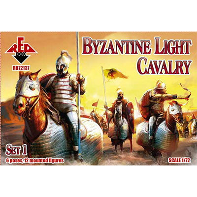 【新品即納】[PTM] 1/72 ビザンツ帝国軽装騎兵セット1・6ポーズ12騎 プラモデル(ORR72137) Red Box(レッドボックス) (20240831)