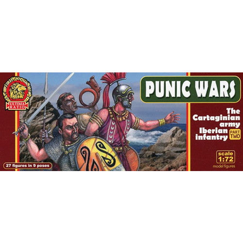 【新品即納】[PTM] 1/72 カルタゴイベリア(スペイン) 歩兵ポエニ戦争BC264・9ポーズ27体 プラモデル(RU72018) ULTIMA RATIO(ウルティマティオ) (20240112)