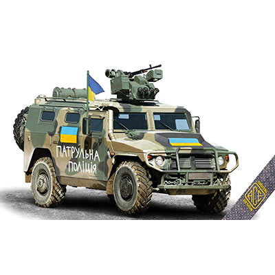 【新品即納】[PTM] 1/72 ウクライナ・ティーグルM・アルバレット銃塔装備型 プラモデル(UA72188) ACE(エース) (20240831)
