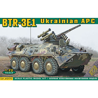 【新品即納】[PTM] 1/72 ウクライナ・BTR-3E1シュトゥルム搭載装甲車 プラモデル(UA72175) ACE(エース) (20230430)