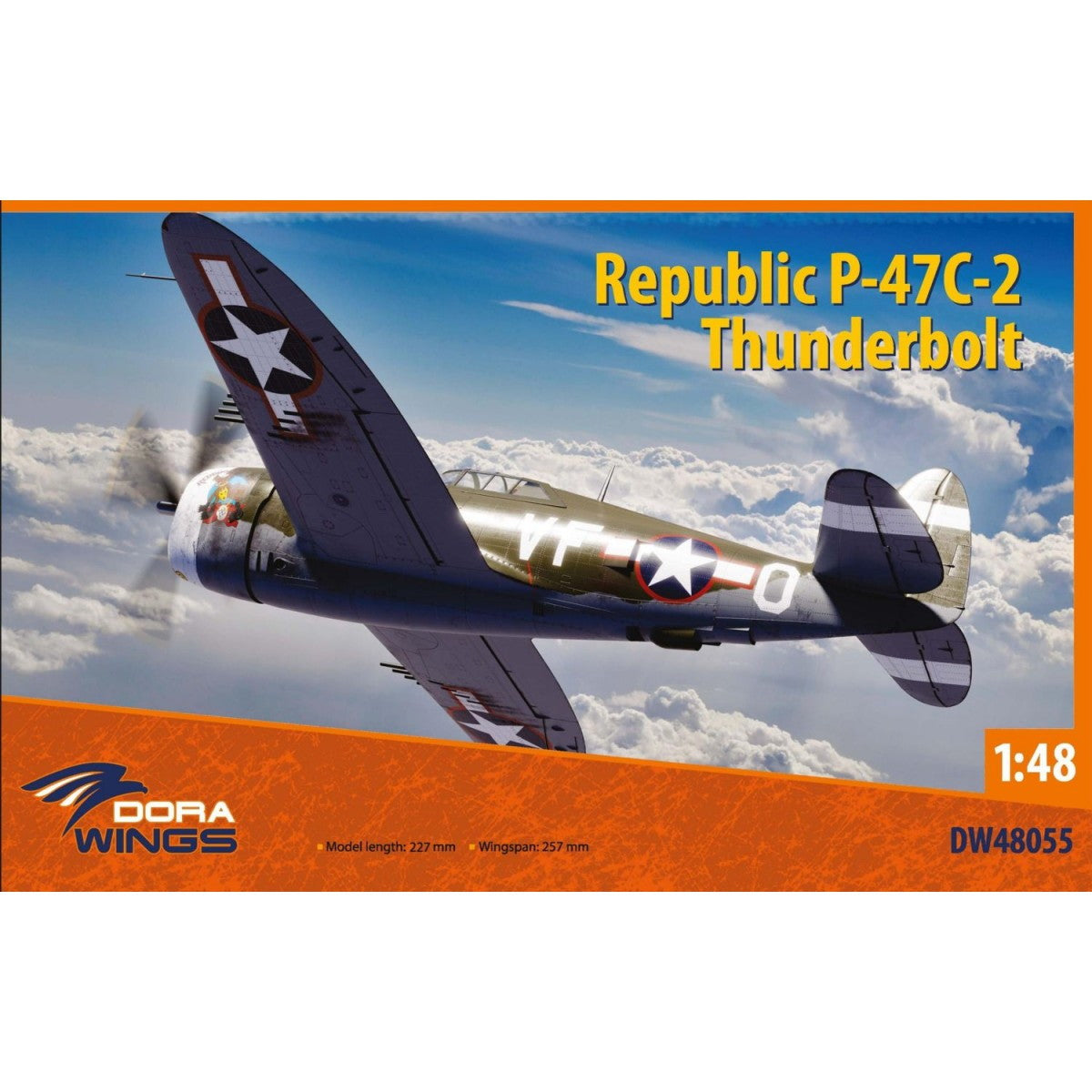 【新品即納】[PTM] 1/48 P-47C-2 サンダーボルト プラモデル(DWS48055) DORA WINGS(ドラウィングス) (20240731)