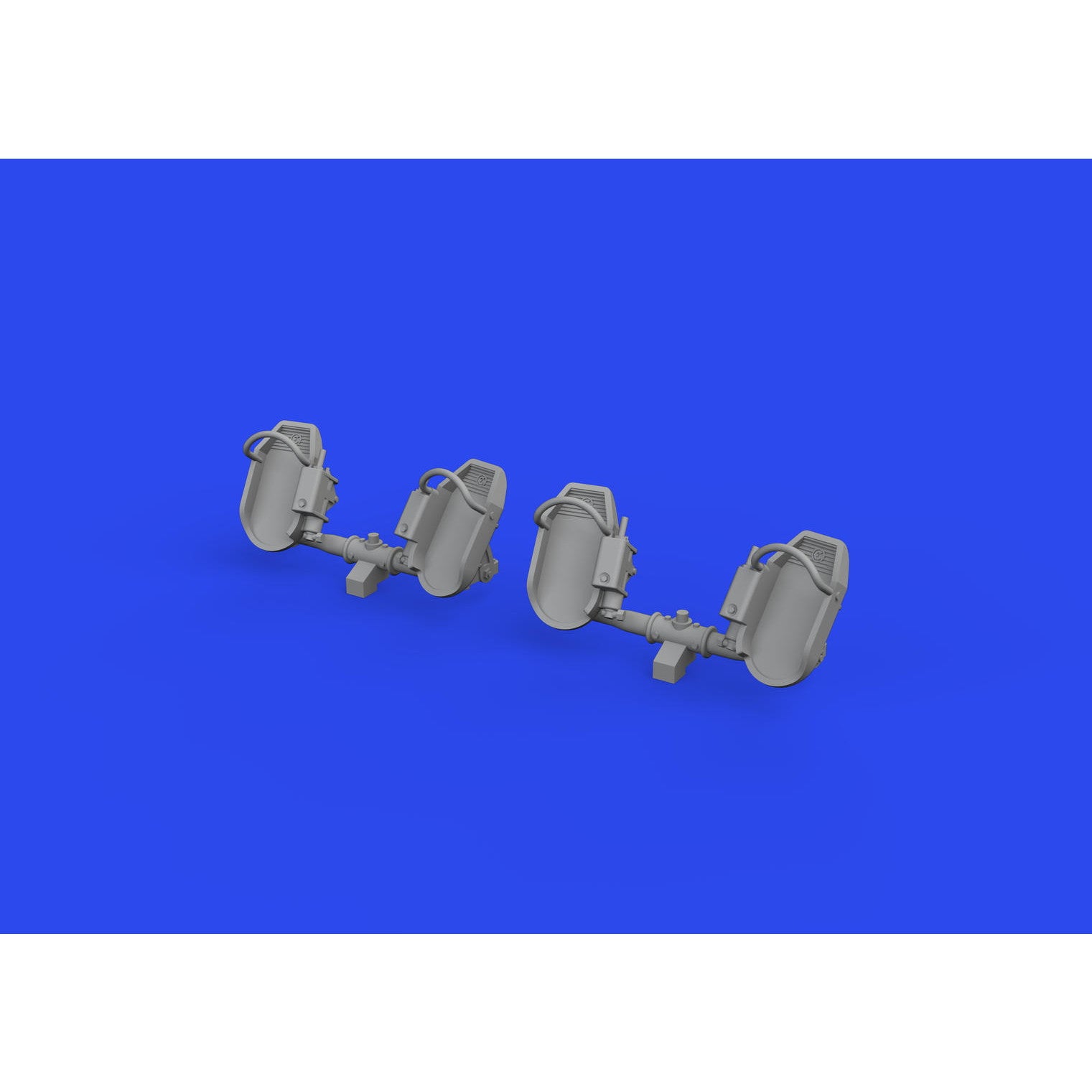 【新品即納】[PTM] (再販) 1/32 Bf109E (初期) ラダーペダル(2個入り) プラモデル用アクセサリ(EDU632192) Eduard(エデュアルド) (20240831)