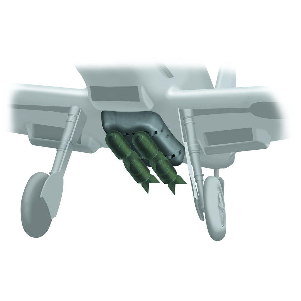 【新品即納】[PTM] (再販) 1/32 Bf109E用爆弾・爆弾架セット(エデュアルド用) プラモデル用アクセサリ(EDU3005) Eduard(エデュアルド) (20240831)
