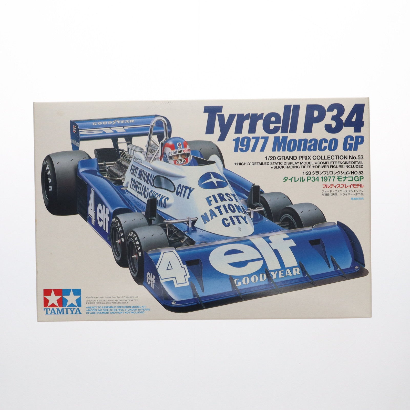 【中古即納】[PTM] グランプリコレクション No.53 1/20 タイレルP34 1977モナコ ディスプレイモデル プラモデル(20053) タミヤ(20020430)