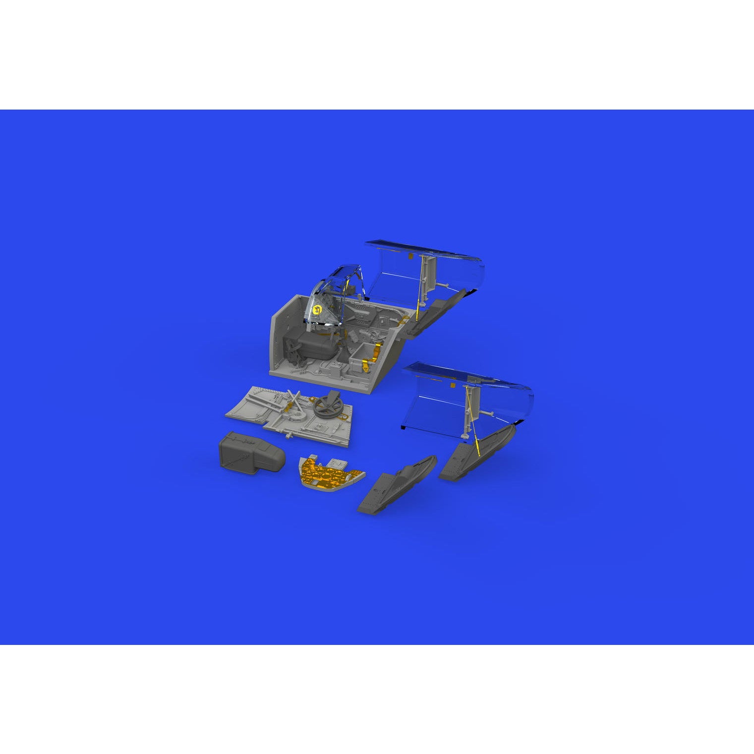 【新品即納】[PTM] (再販) 1/48 Bf109G-6/AS コックピット(エデュアルド用) プラモデル用アクセサリ(EDU648953) Eduard(エデュアルド) (20240831)