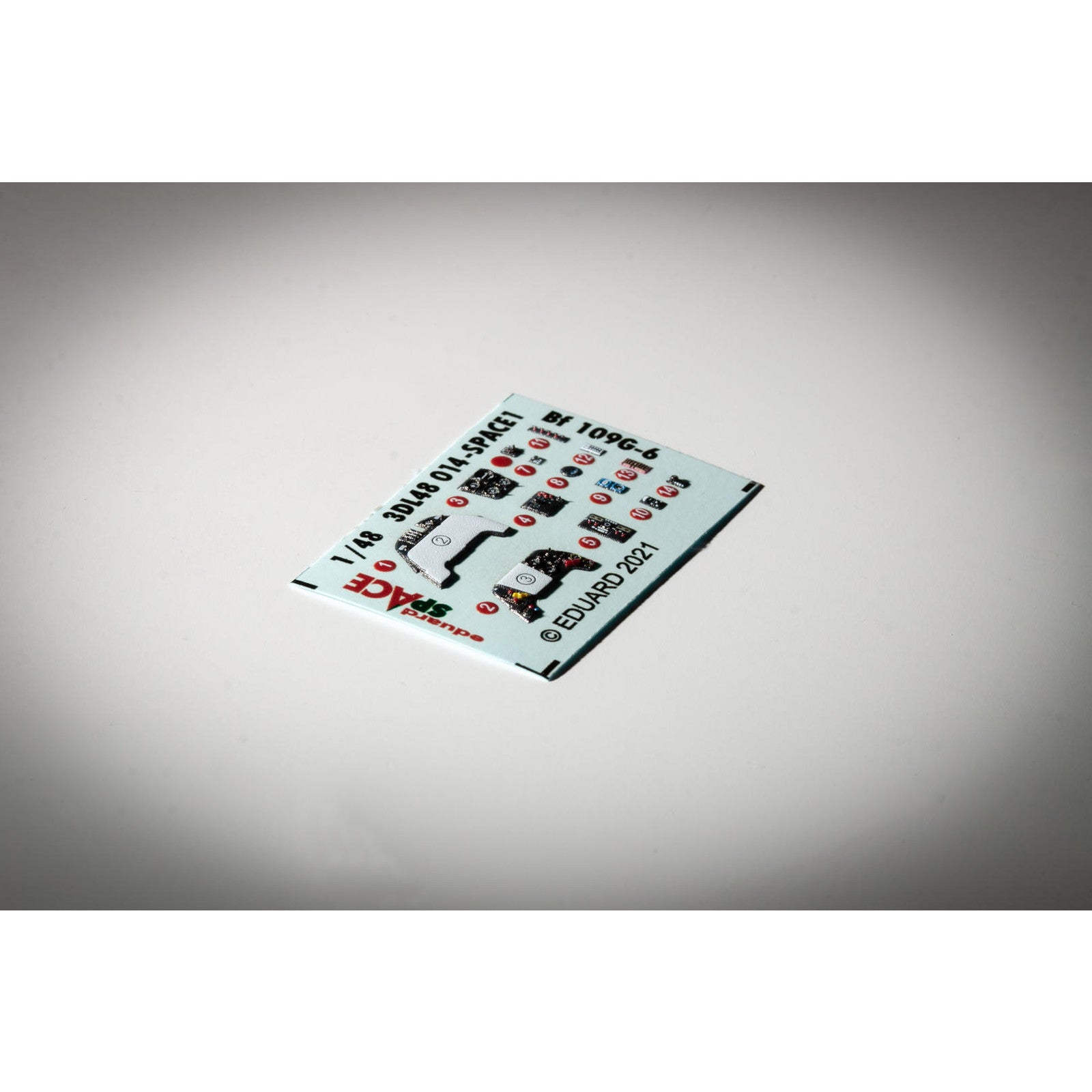 【新品即納】[PTM] (再販) スペース 1/48 Bf109G-6 内装3Dデカールw/エッチングパーツセット(エデュアルド用) プラモデル用アクセサリ(EDU3DL48014) Eduard(エデュアルド) (20240831)