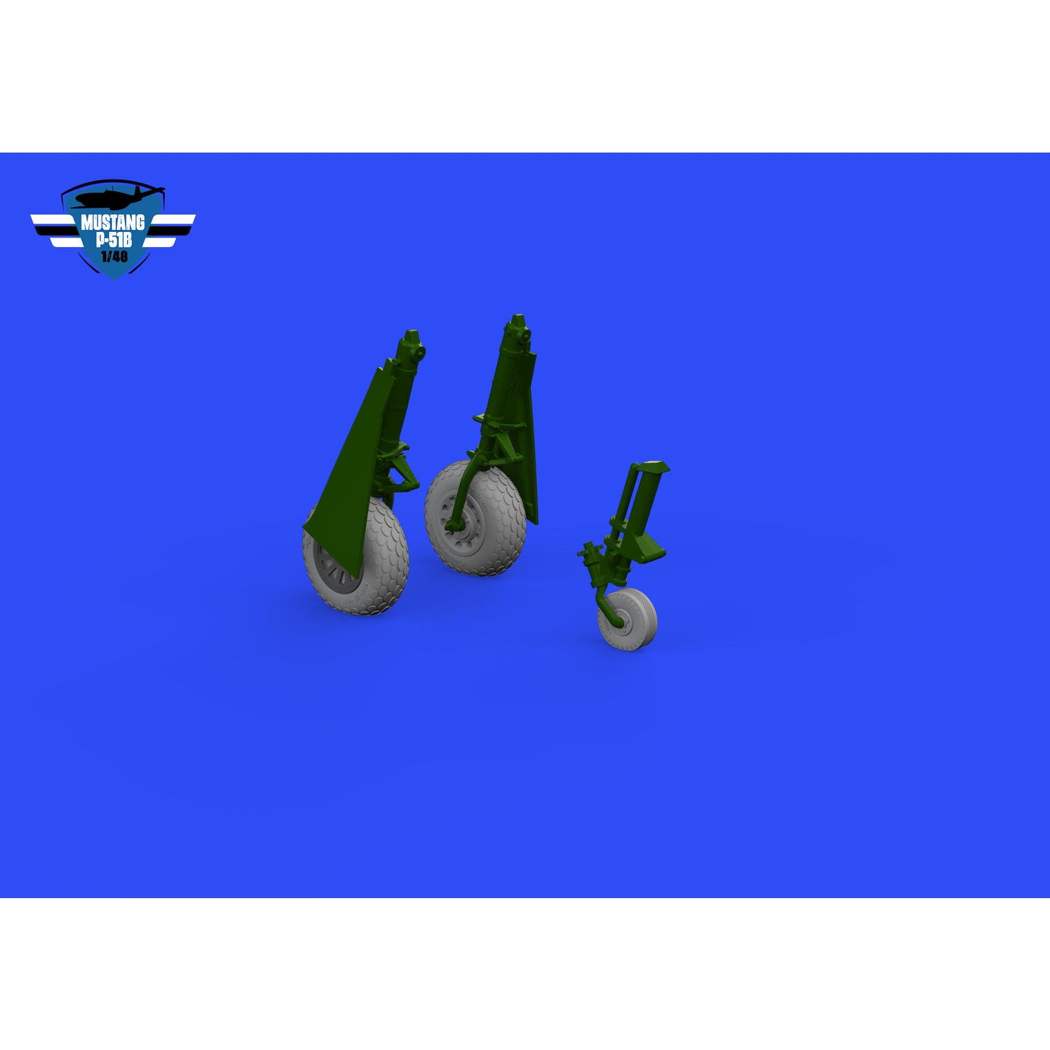 【新品即納】[PTM] (再販) 1/48 P-51B/C ホイール(オーバルトレッド) (エデュアルド用) プラモデル用アクセサリ(EDU648987) Eduard(エデュアルド) (20240831)
