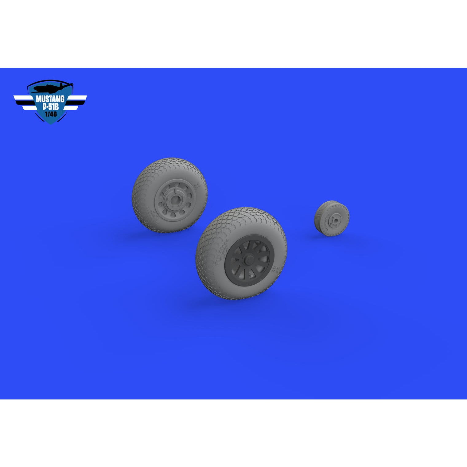 【新品即納】[PTM] (再販) 1/48 P-51B/C ホイール(十字トレッド) (エデュアルド用) プラモデル用アクセサリ(EDU648988) Eduard(エデュアルド) (20240831)