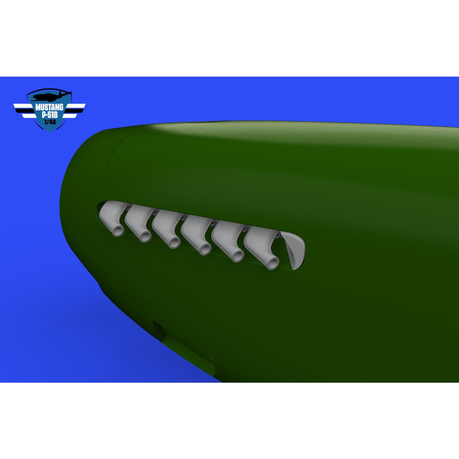 【新品即納】[PTM] (再販) 1/48 P-51B/C 排気管(エデュアルド用) プラモデル用アクセサリ(EDU648992) Eduard(エデュアルド) (20240831)