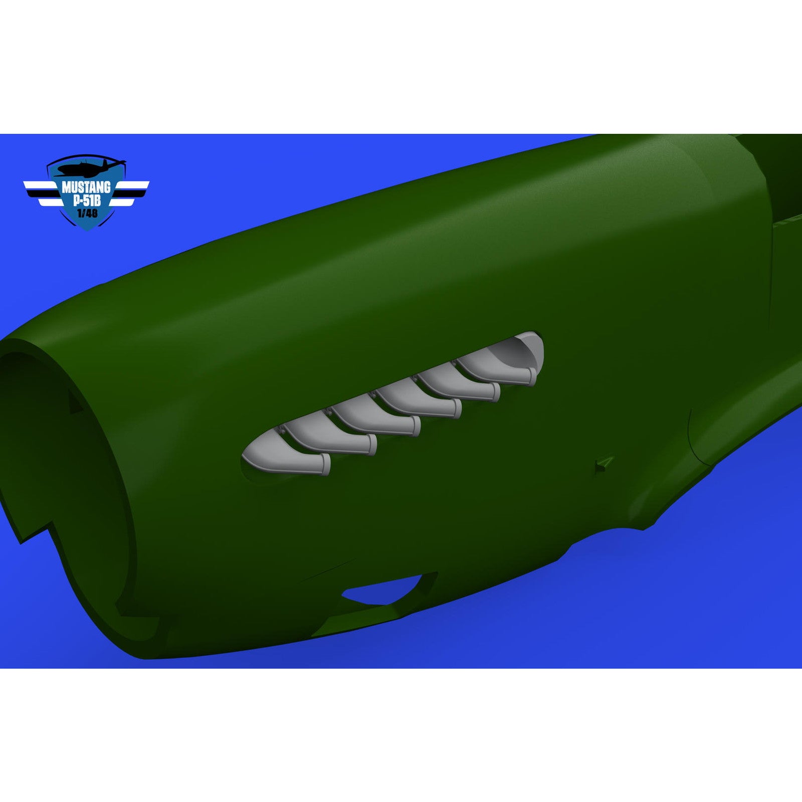 【新品即納】[PTM] (再販) 1/48 P-51B/C 排気管(エデュアルド用) プラモデル用アクセサリ(EDU648992) Eduard(エデュアルド) (20240831)