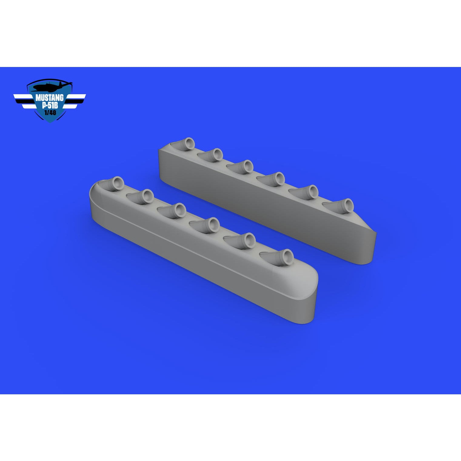 【新品即納】[PTM] (再販) 1/48 P-51B/C 排気管(フェアリング付) (エデュアルド用) プラモデル用アクセサリ(EDU648993) Eduard(エデュアルド) (20240831)