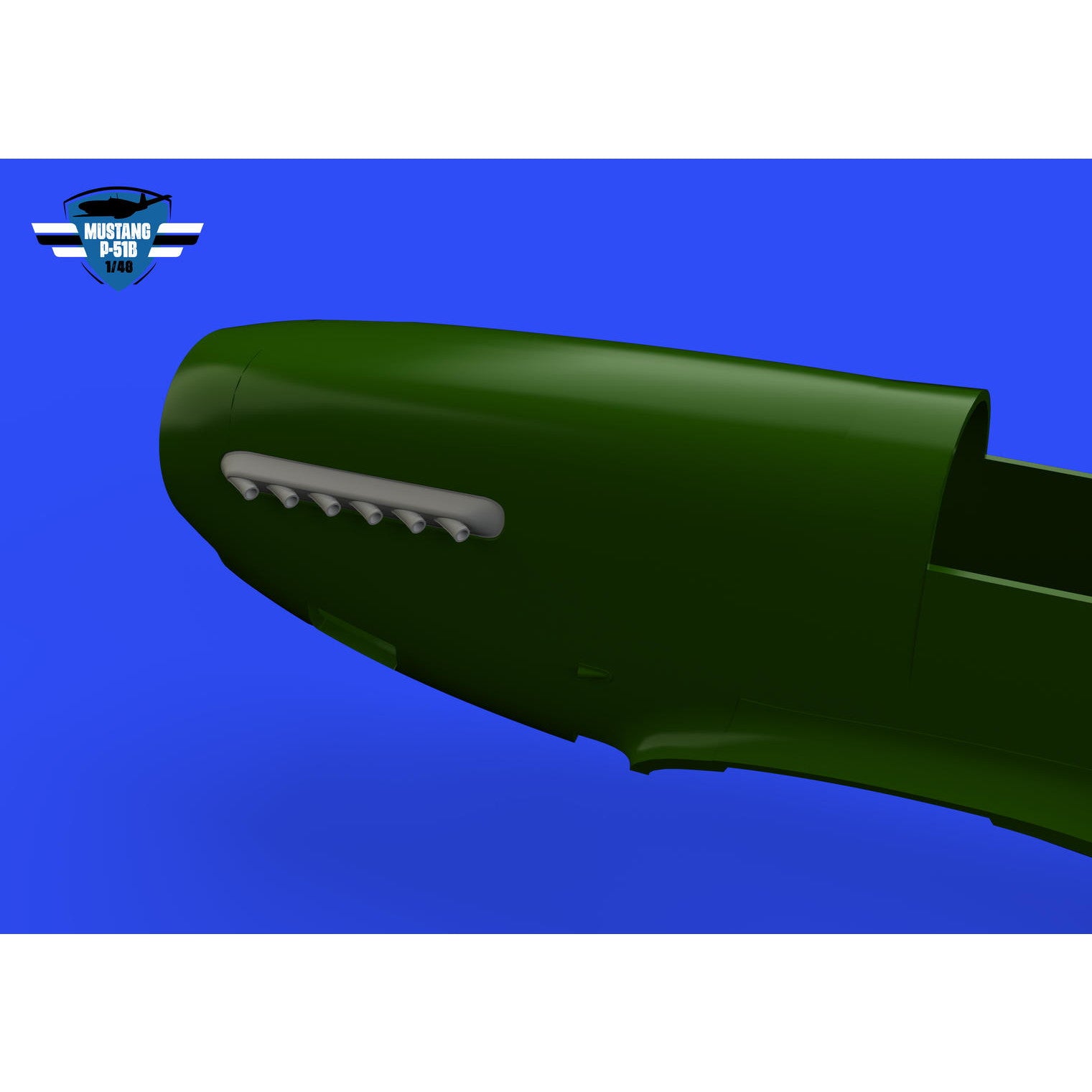 【新品即納】[PTM] (再販) 1/48 P-51B/C 排気管(フェアリング付) (エデュアルド用) プラモデル用アクセサリ(EDU648993) Eduard(エデュアルド) (20240831)