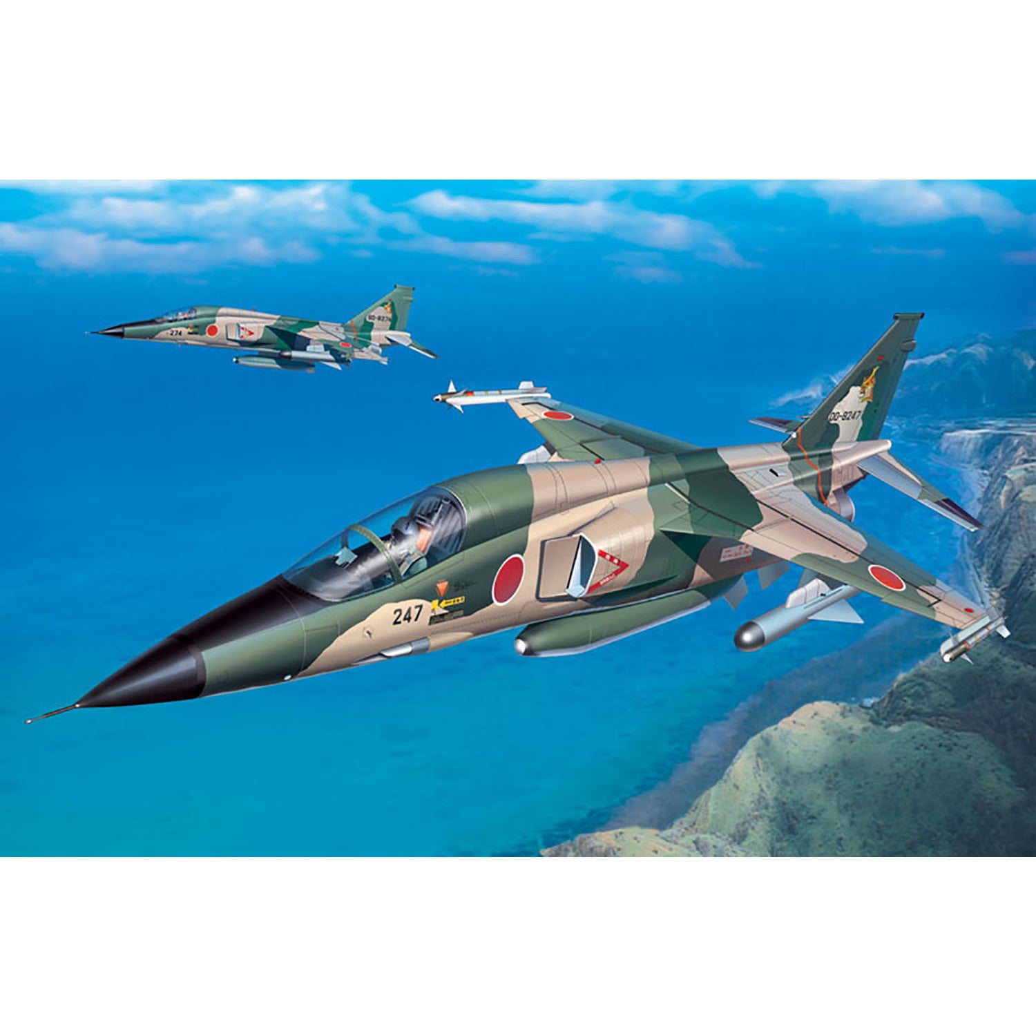 【新品】【お取り寄せ】[PTM] (再販) 1/72 航空自衛隊 支援戦闘機 F-1 プラモデル(AC-9) プラッツ(20240731)