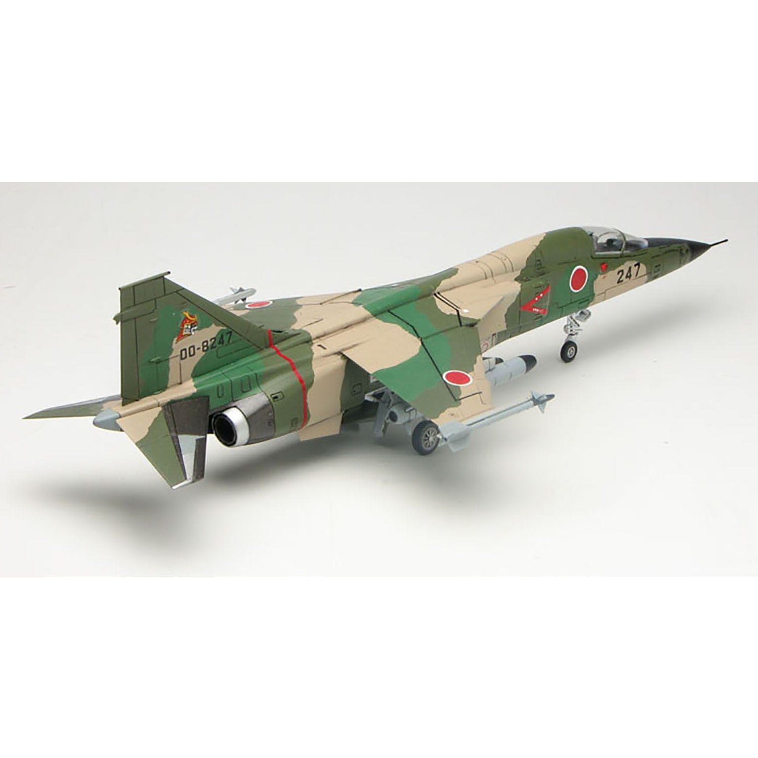 【新品即納】[PTM] (再販) 1/72 航空自衛隊 支援戦闘機 F-1 迷彩型紙シート付き プラモデル(AC-9SP2) プラッツ(20240731)