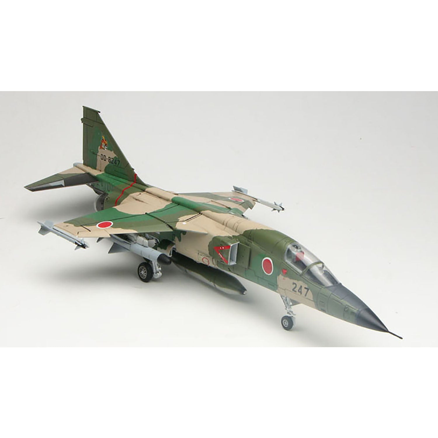 【新品即納】[PTM] (再販) 1/72 航空自衛隊 支援戦闘機 F-1 迷彩型紙シート付き プラモデル(AC-9SP2) プラッツ(20240731)