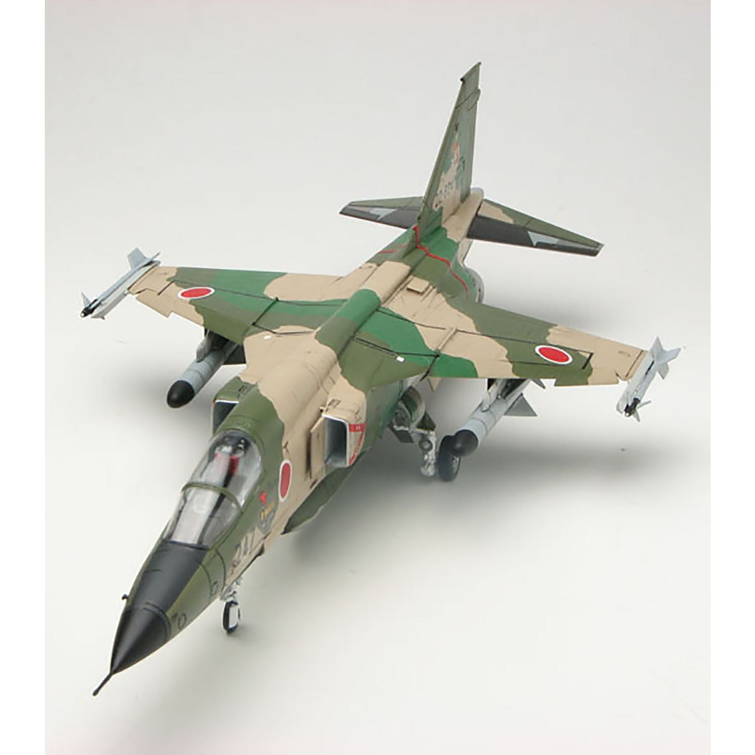 【新品即納】[PTM] (再販) 1/72 航空自衛隊 支援戦闘機 F-1 迷彩型紙シート付き プラモデル(AC-9SP2) プラッツ(20240731)