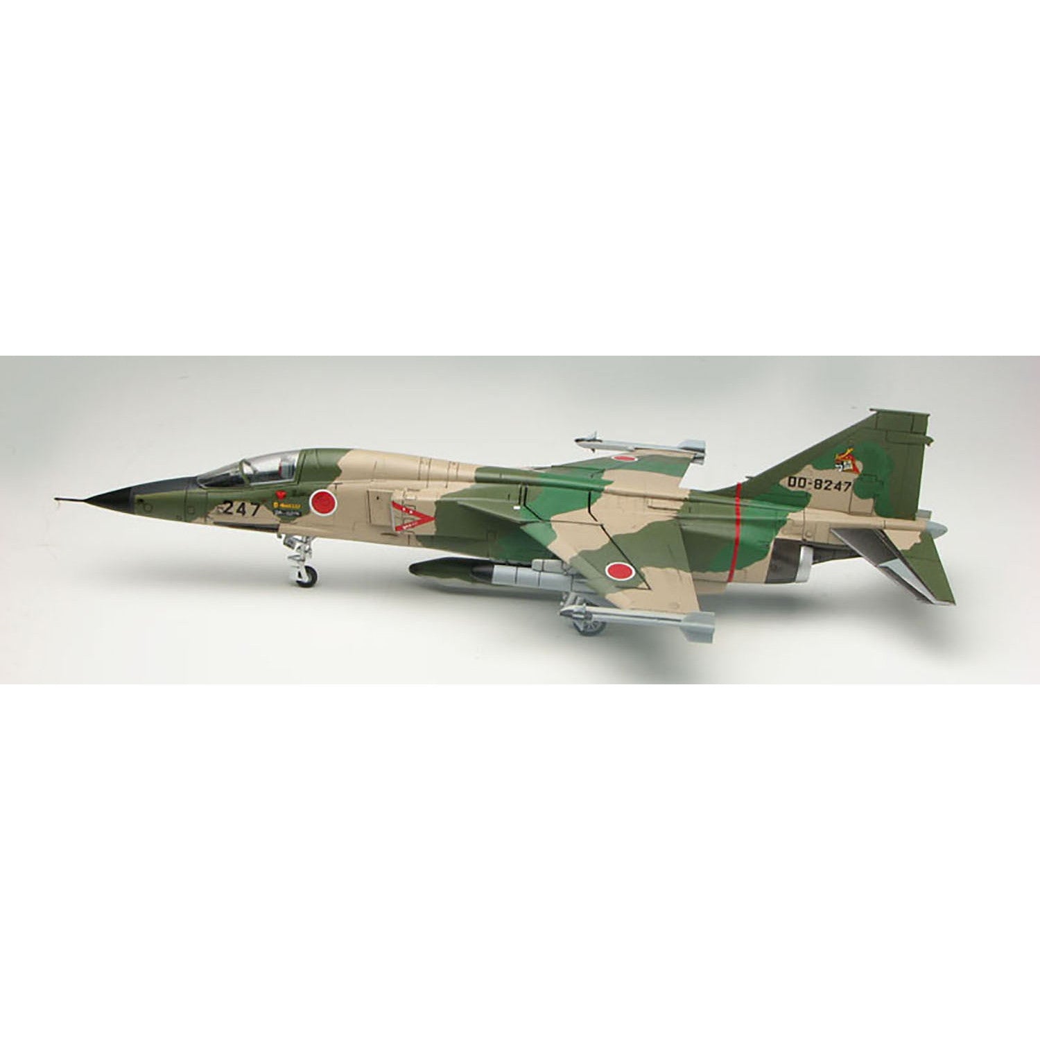 【新品即納】[PTM] (再販) 1/72 航空自衛隊 支援戦闘機 F-1 迷彩型紙シート付き プラモデル(AC-9SP2) プラッツ(20240731)