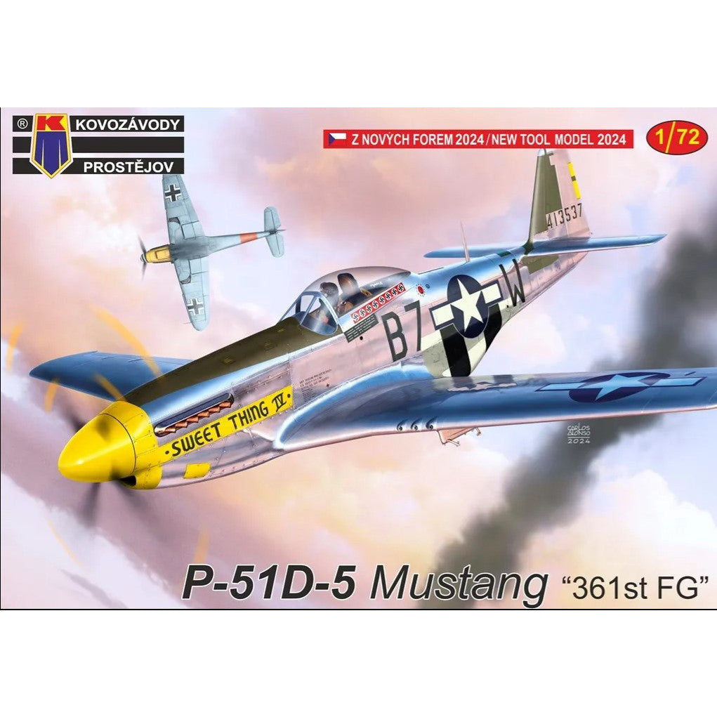 【新品即納】[PTM] 1/72 P-51D-5 マスタング 第361戦闘航空群 プラモデル(KPM0442) KP MODELS(20240731)