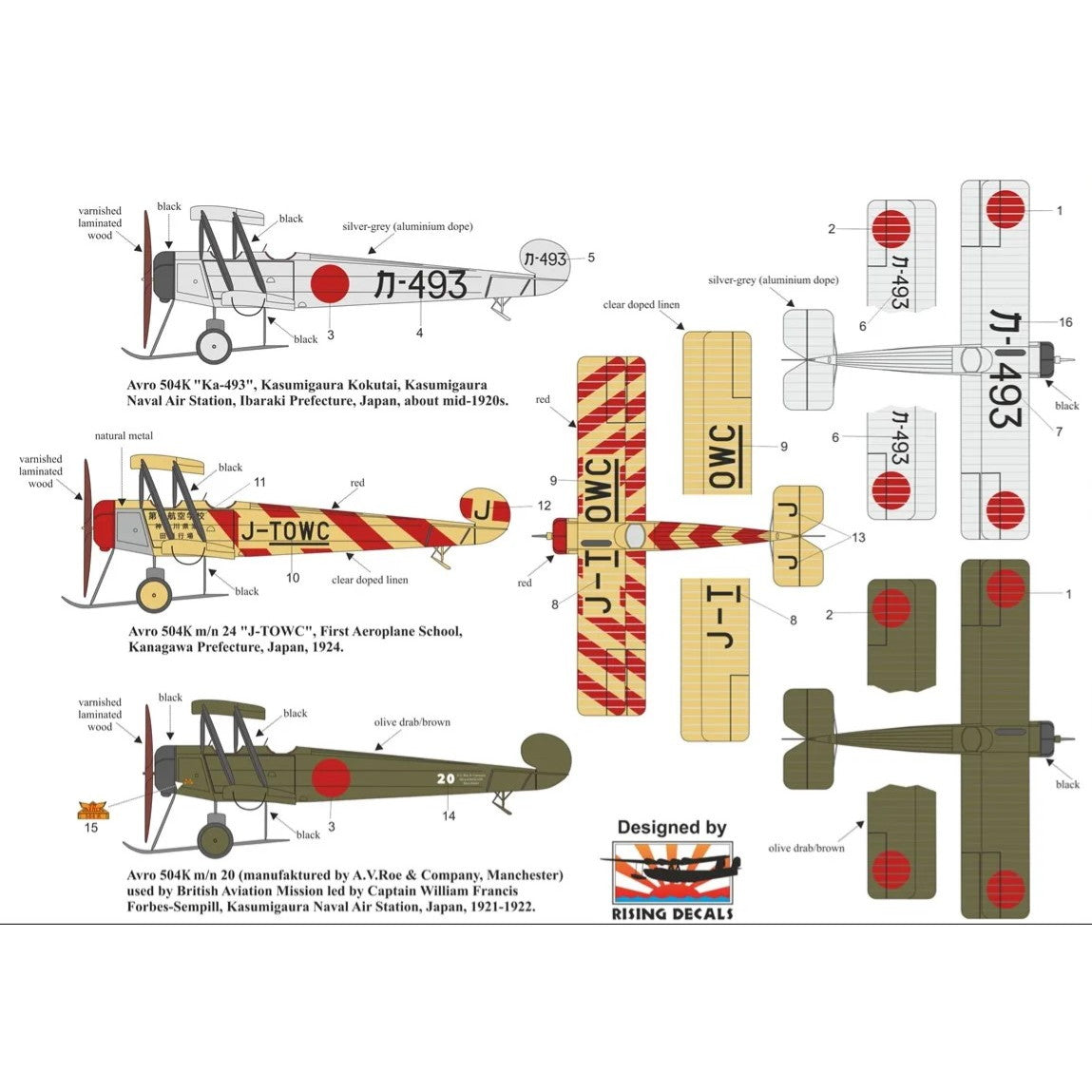 【新品即納】[PTM] 1/72 アブロ 504K 日本 プラモデル(KPM0461) KP MODELS(20240731)