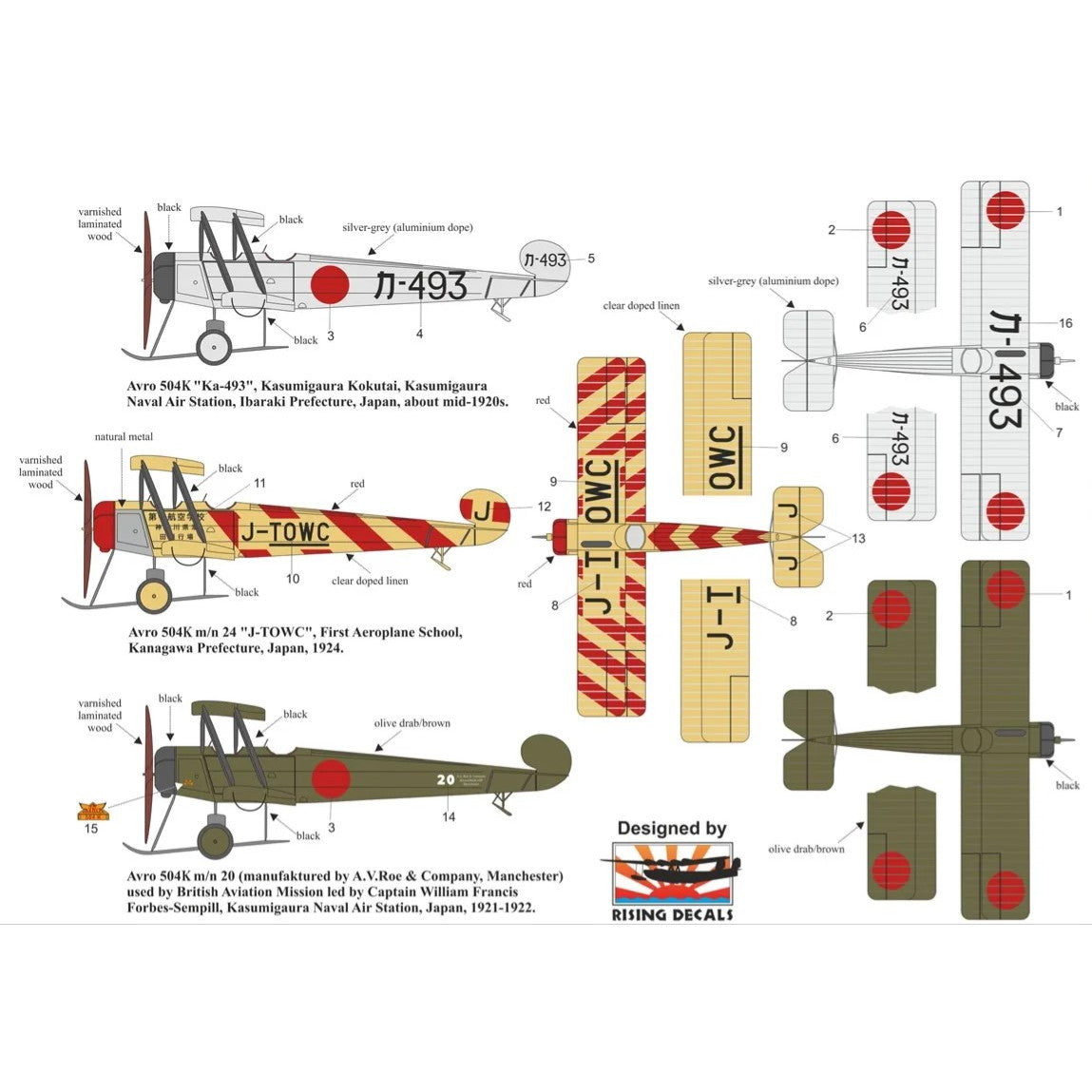 【新品即納】[PTM] 1/72 アブロ 504K ヨーロッパ上空 プラモデル(KPM0462) KP MODELS(20240731)