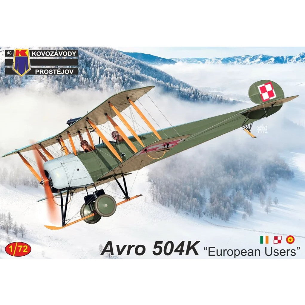 【新品即納】[PTM] 1/72 アブロ 504K ヨーロッパユーザー プラモデル(KPM0465) KP MODELS(20240731)