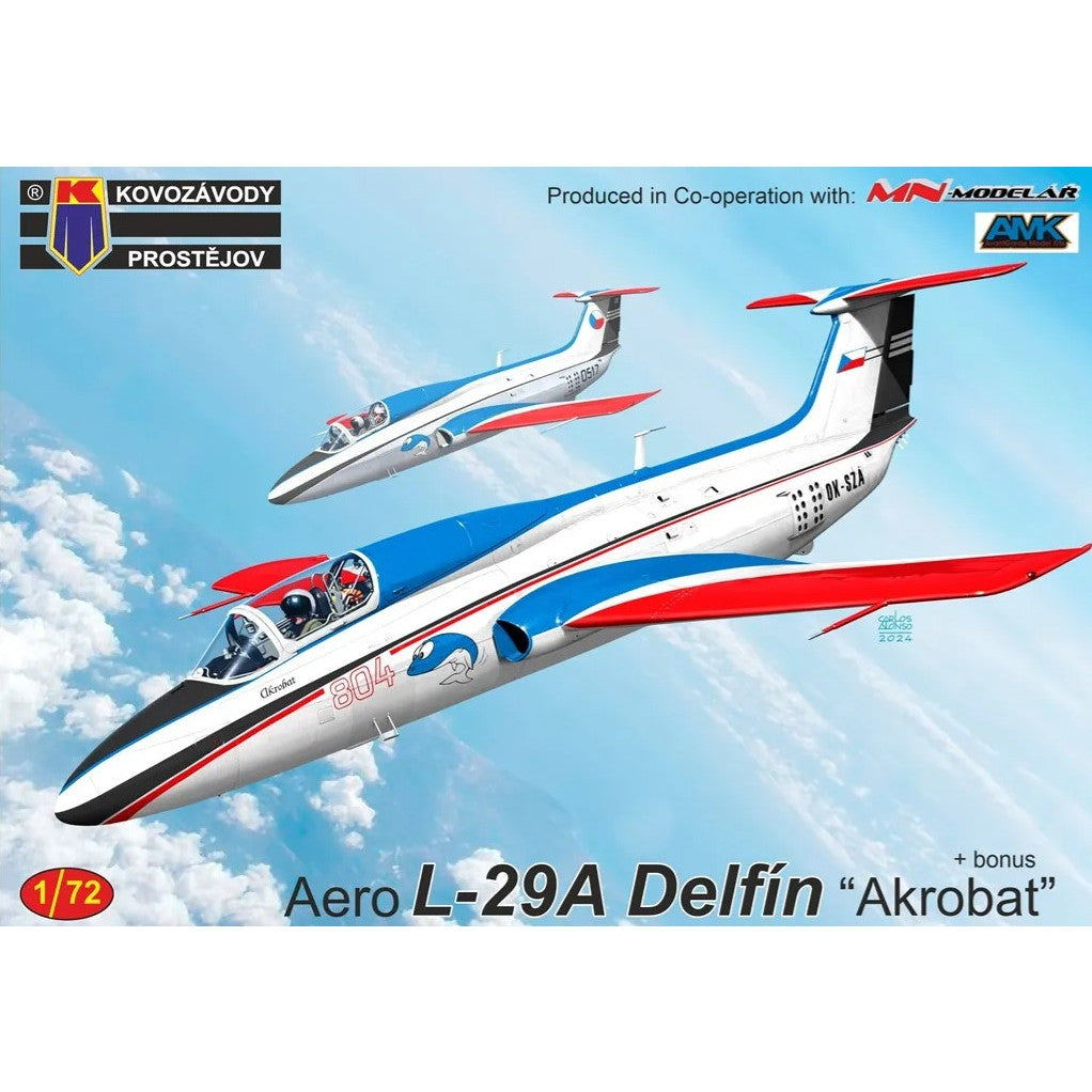 【新品即納】[PTM] 1/72 アエロ L-29A デルフィン アクロバット プラモデル(KPM0466) KP MODELS(20240731)