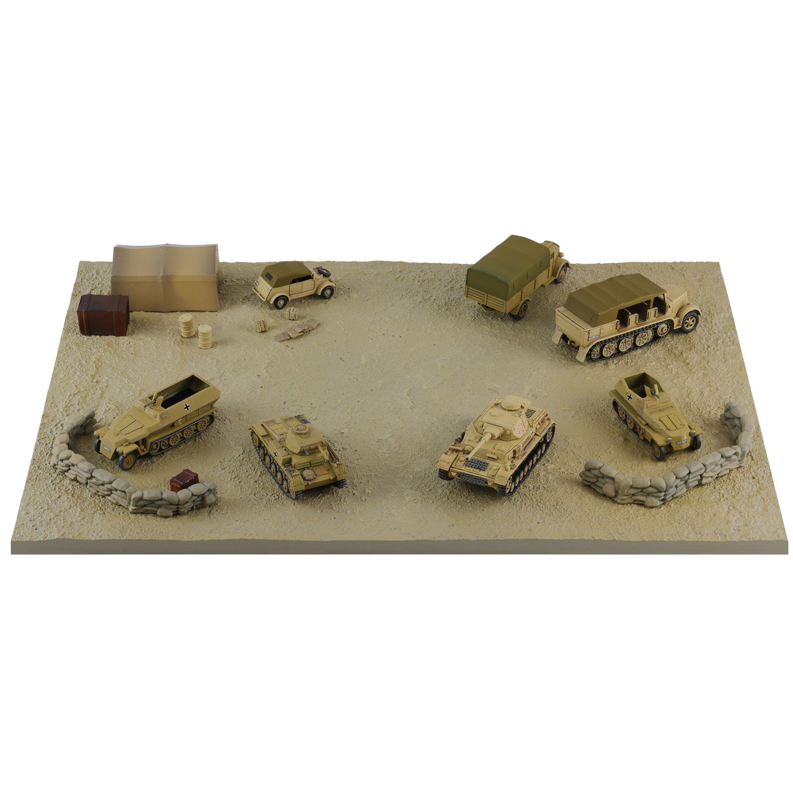 【新品即納】[PTM] 1/144 SPKシリーズ ドイツアフリカ軍団(チュニジアの戦い) プラモデル(SPK03) ピットロード(20240731)