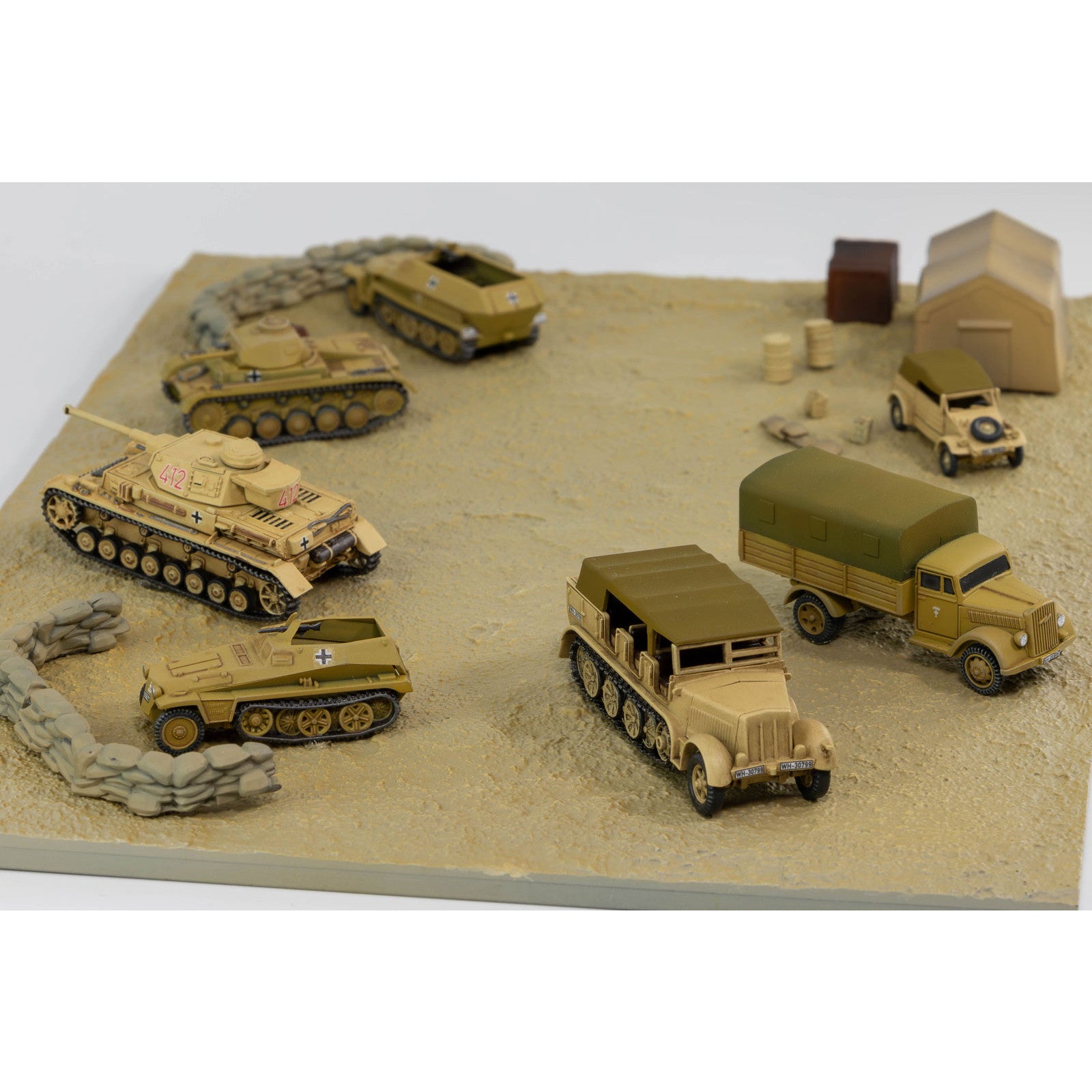 【新品即納】[PTM] 1/144 SPKシリーズ ドイツアフリカ軍団(チュニジアの戦い) プラモデル(SPK03) ピットロード(20240731)