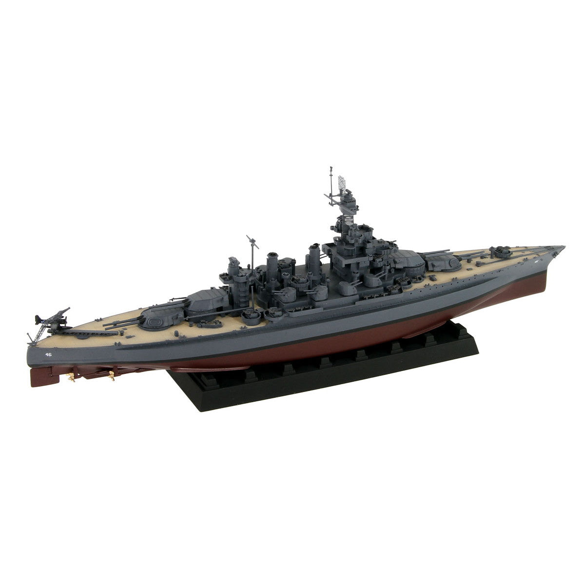 【新品即納】[PTM] (再販) スカイウェーブシリーズ 1/700 アメリカ海軍 戦艦 BB-46 メリーランド 1945 旗・艦名プレートエッチングパーツ付き プラモデル(W199NH) ピットロード(20240724)