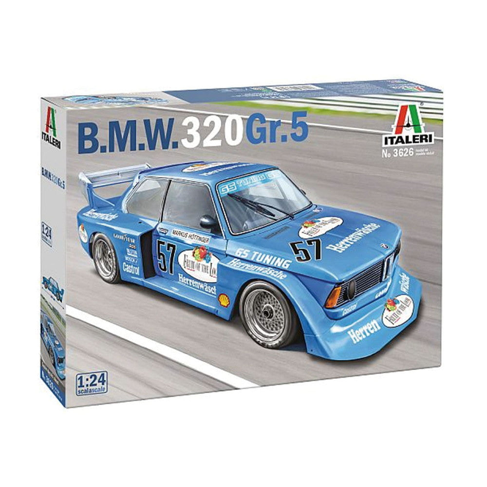 【新品即納】[PTM] (再販) 1/24 BMW 320i Gr.5(日本語説明書付属) プラモデル(IT3626) ITALERI(イタレリ) (20240731)