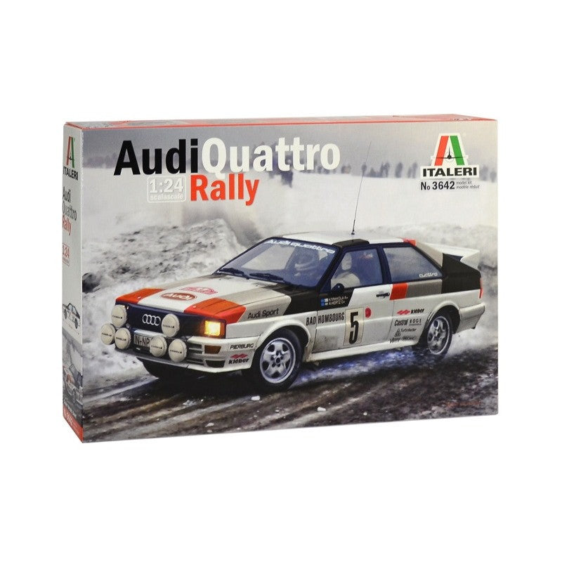 【新品即納】[PTM] (再販) 1/24 アウディ クワトロ 1981 モンテカルロ ラリー(日本語説明書付属) プラモデル(IT3642) ITALERI(イタレリ) (20240731)
