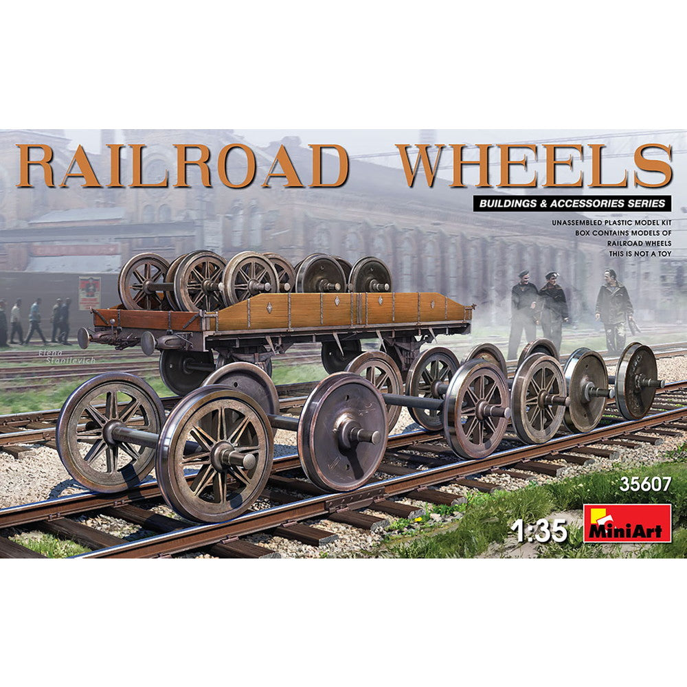 【新品即納】[PTM] (再販) 1/35 鉄道車輪セット プラモデル(MA35607) MiniArt(ミニアート) (20241031)