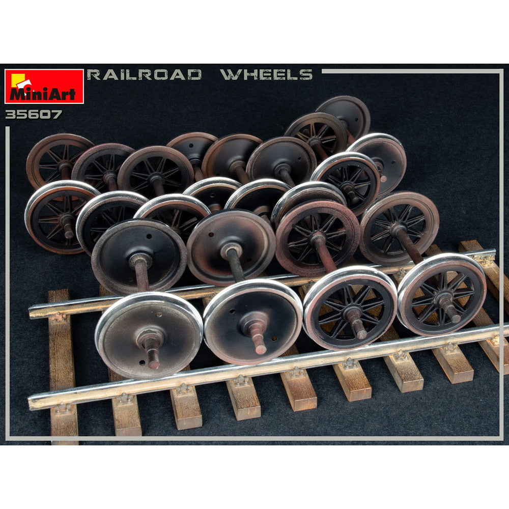 【新品即納】[PTM] (再販) 1/35 鉄道車輪セット プラモデル(MA35607) MiniArt(ミニアート) (20241031)