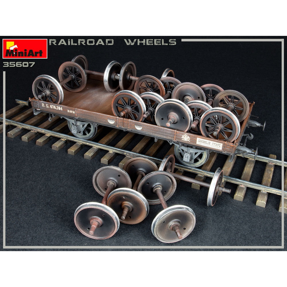 【新品即納】[PTM] (再販) 1/35 鉄道車輪セット プラモデル(MA35607) MiniArt(ミニアート) (20241031)