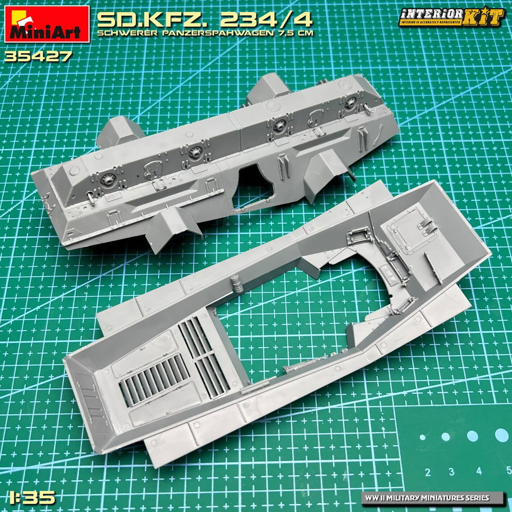 【新品即納】[PTM] 1/35 Sd.Kfz.234/4 7.5cm重装甲車 インテリアキット プラモデル(MA35427) MiniArt(ミニアート) (20241031)