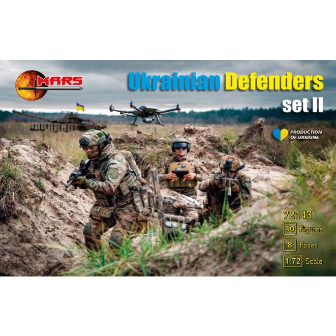 【新品即納】[PTM] 1/72 ウクライナ防衛軍 パート2(40体・8ポーズ) プラモデル(MFG72143) Mars(マーズ) (20240831)