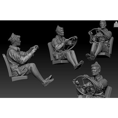 【新品即納】[PTM] (再販) 1/35 英・フォードF-30トラック・長距離砂漠挺身隊(LRDG) +フィギア2体 プラモデル(TB35305) Thunder Model(サンダーモデル) (20240831)