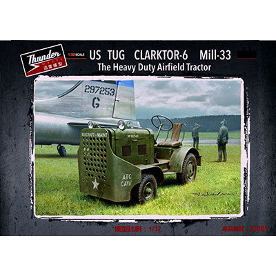 【新品即納】[PTM] (再販) 1/32 米英・クラークトール6牽引トラクター航空機用Mill-33型 プラモデル(TB32001) Thunder Model(サンダーモデル) (20240831)