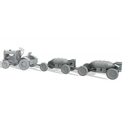 【新品即納】[PTM] (再販) 1/32 米英・クラークトール6牽引トラクター+爆弾トレーラーMk2型2両 プラモデル(TB32003) Thunder Model(サンダーモデル) (20240831)