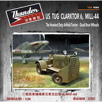 【新品即納】[PTM] (再販) 1/32 米英・クラークトール6トラクターMill-44型・未舗装用ダブルタイヤ プラモデル(TB32004) Thunder Model(サンダーモデル) (20240831)