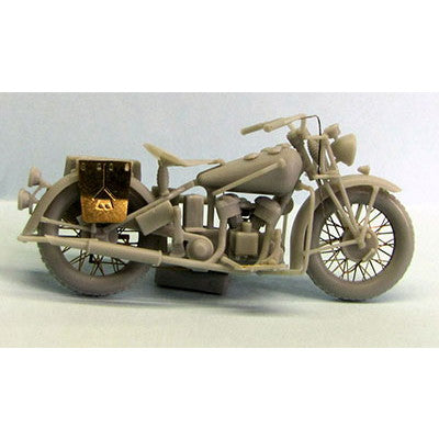 【新品即納】[PTM] (再販) 1/35 米・軍用バイク インディアン741B・2台入り プラモデル(TB35003) Thunder Model(サンダーモデル) (20240831)