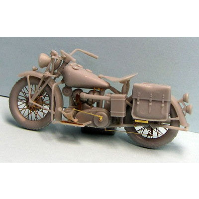 【新品即納】[PTM] (再販) 1/35 米・軍用バイク インディアン741B・2台入り プラモデル(TB35003) Thunder Model(サンダーモデル) (20240831)