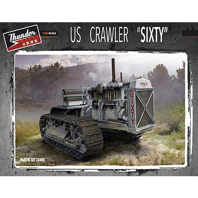【新品即納】[PTM] (再販) 1/35 米・クローラー製 SIXTY(シックスティー) 60馬力トラクター1931 プラモデル(TB35006) Thunder Model(サンダーモデル) (20240831)