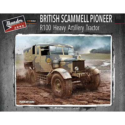 【新品即納】[PTM] (再販) 1/35 英・スキャンメル・パイオニア重砲牽引トラクターR100 プラモデル(TB35202) Thunder Model(サンダーモデル) (20240831)