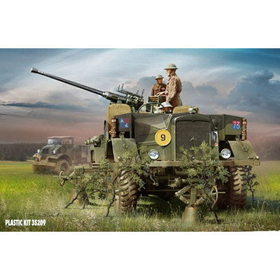 【新品即納】[PTM] (再販) 1/35 英・モーリスボフォースC9/B 40ミリ対空砲搭載トラック プラモデル(TB35209) Thunder Model(サンダーモデル) (20240831)