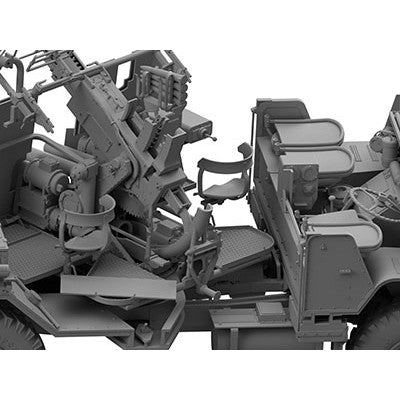 【新品即納】[PTM] (再販) 1/35 英・モーリスボフォースC9/B 40ミリ対空砲搭載トラック プラモデル(TB35209) Thunder Model(サンダーモデル) (20240831)