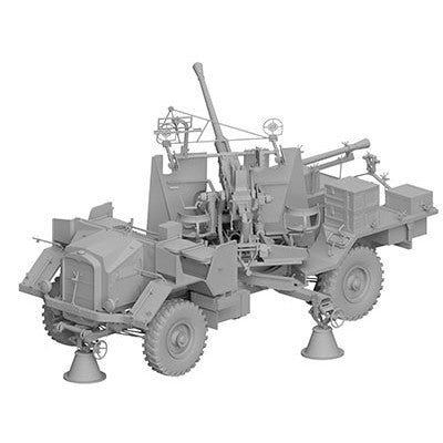 【新品即納】[PTM] (再販) 1/35 英・モーリスボフォースC9/B 40ミリ対空砲搭載トラック プラモデル(TB35209) Thunder Model(サンダーモデル) (20240831)